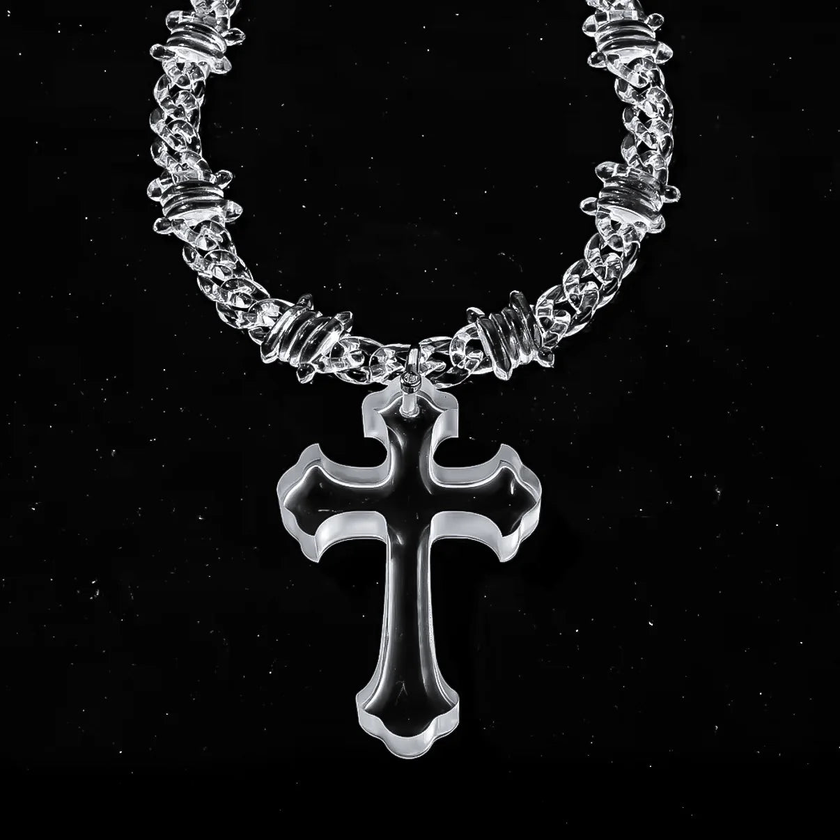 Phantom Cross Link Necklace