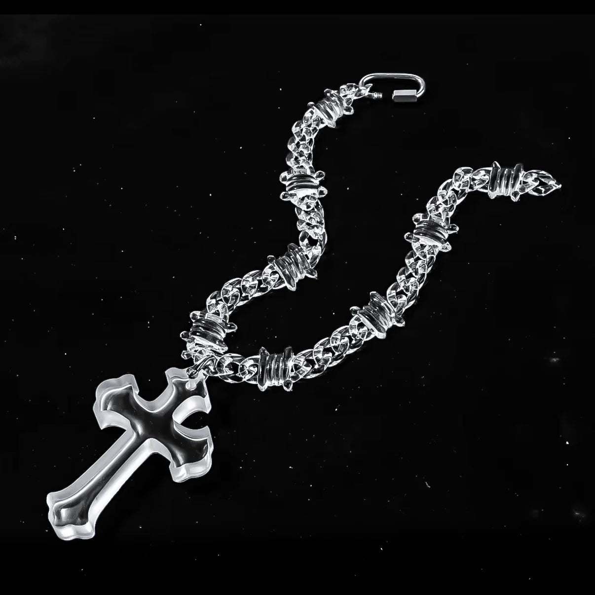 Phantom Cross Link Necklace